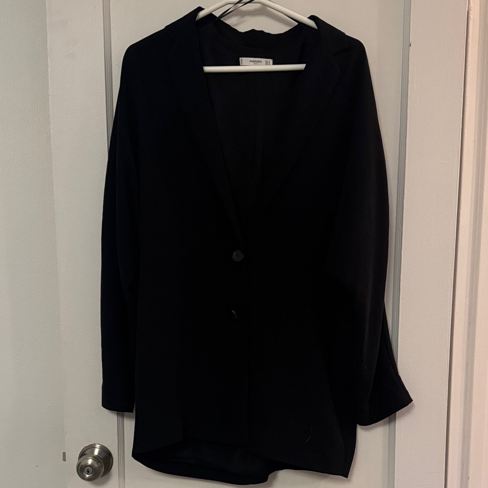 Mango Elegant Black Blazer
